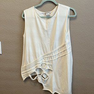 white Crea tank size 38
